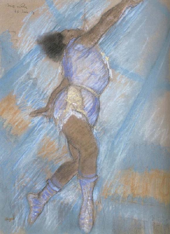 Edgar Degas Preparatory drawing for Miss La La at the cirque Fernando oil painting image